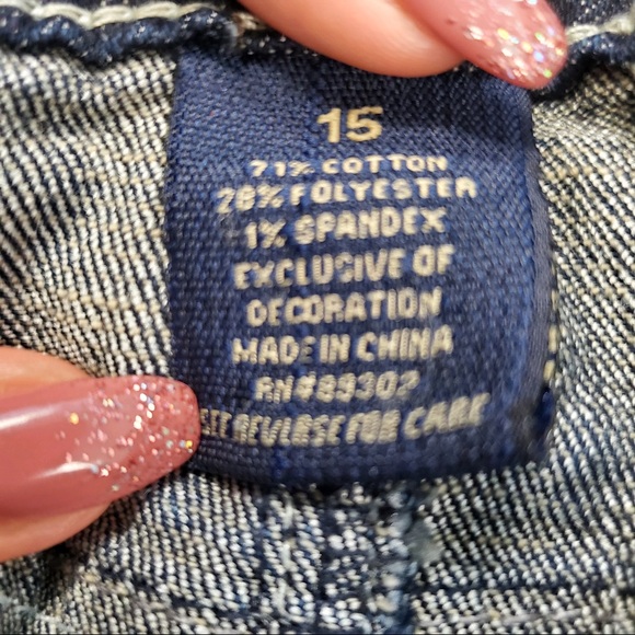 Blue jean shorts (15) - Picture 7 of 8